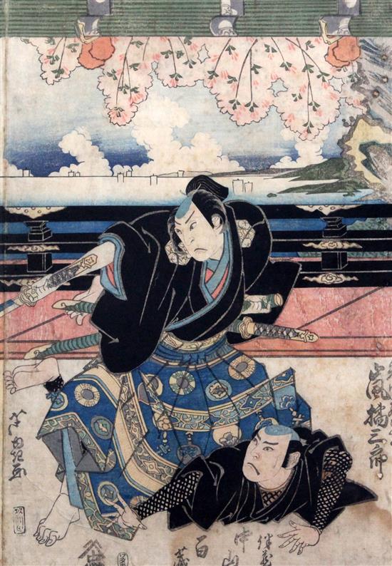 Tayokino III (1786-1864) Kabuki actor Kozaru Nananosuke,